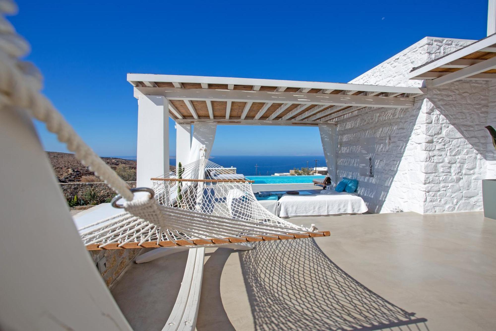 Villa Panamera Mykonos, Private Heaven, Supreme View! Fanari  المظهر الخارجي الصورة