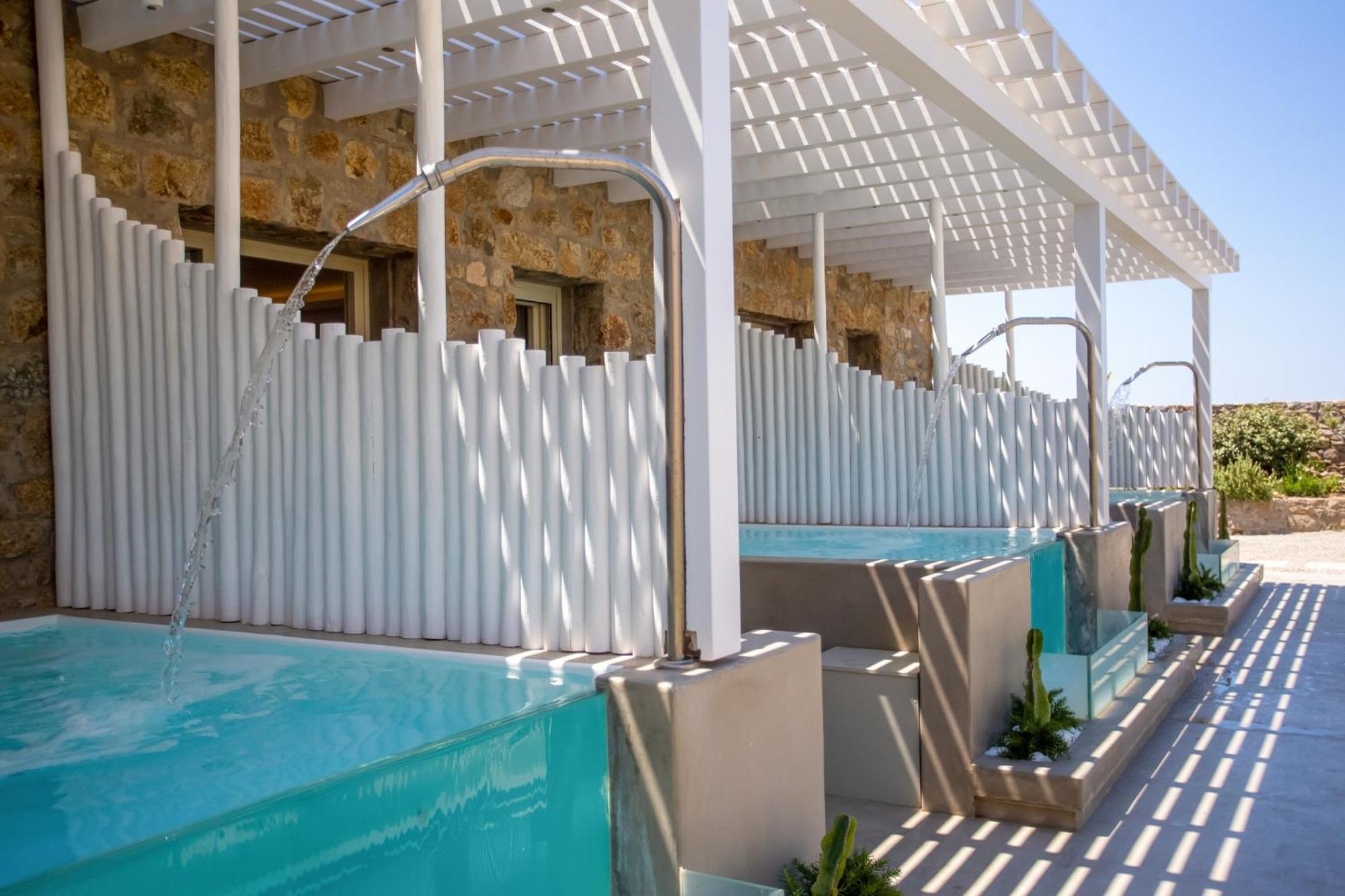 Villa Panamera Mykonos, Private Heaven, Supreme View! Fanari  المظهر الخارجي الصورة
