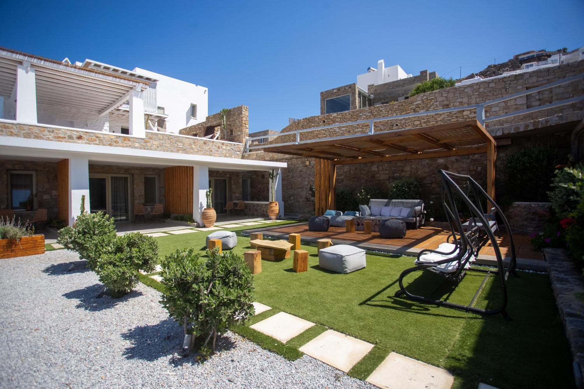 Villa Panamera Mykonos, Private Heaven, Supreme View! Fanari  المظهر الخارجي الصورة