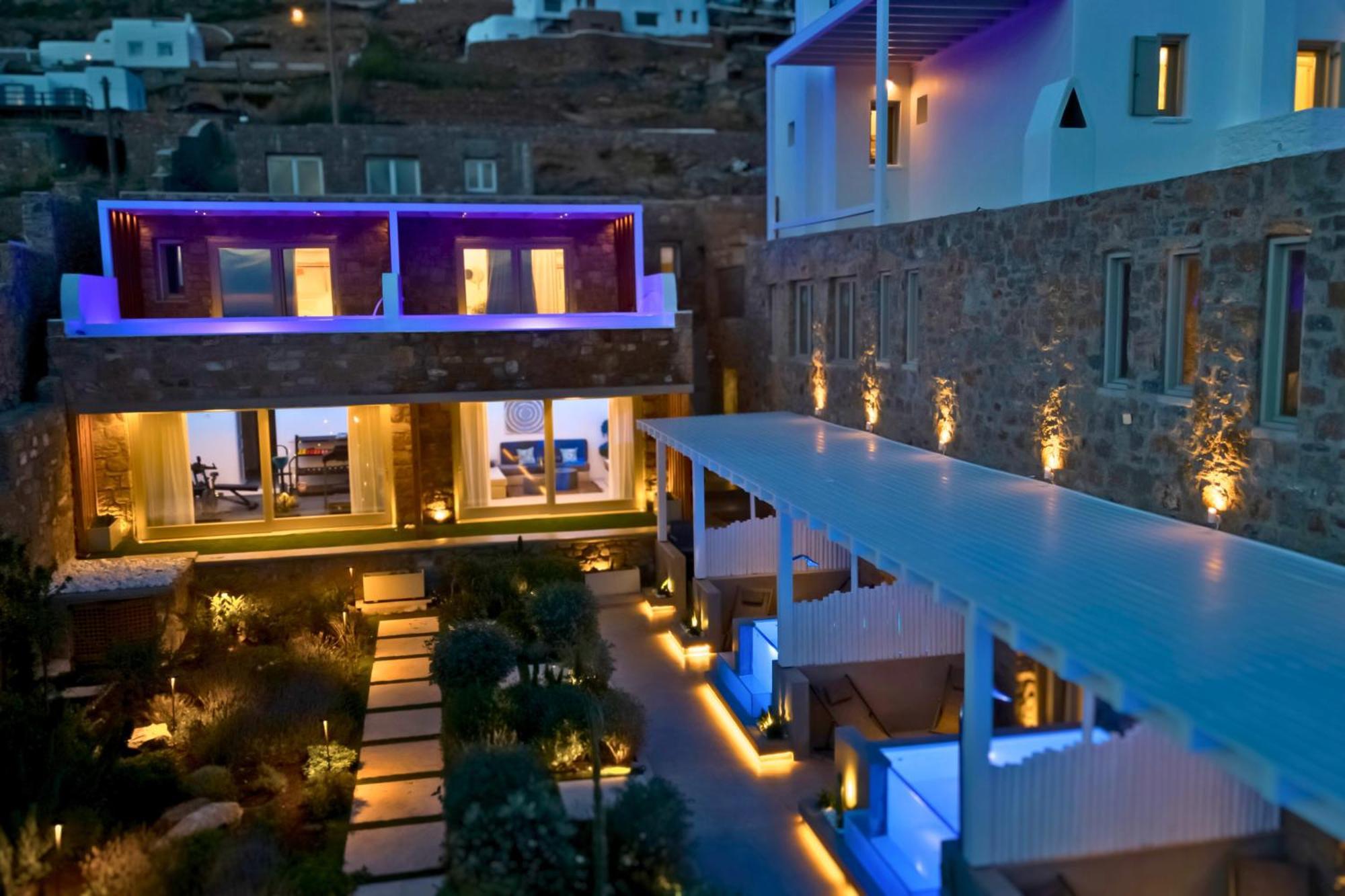 Villa Panamera Mykonos, Private Heaven, Supreme View! Fanari  المظهر الخارجي الصورة