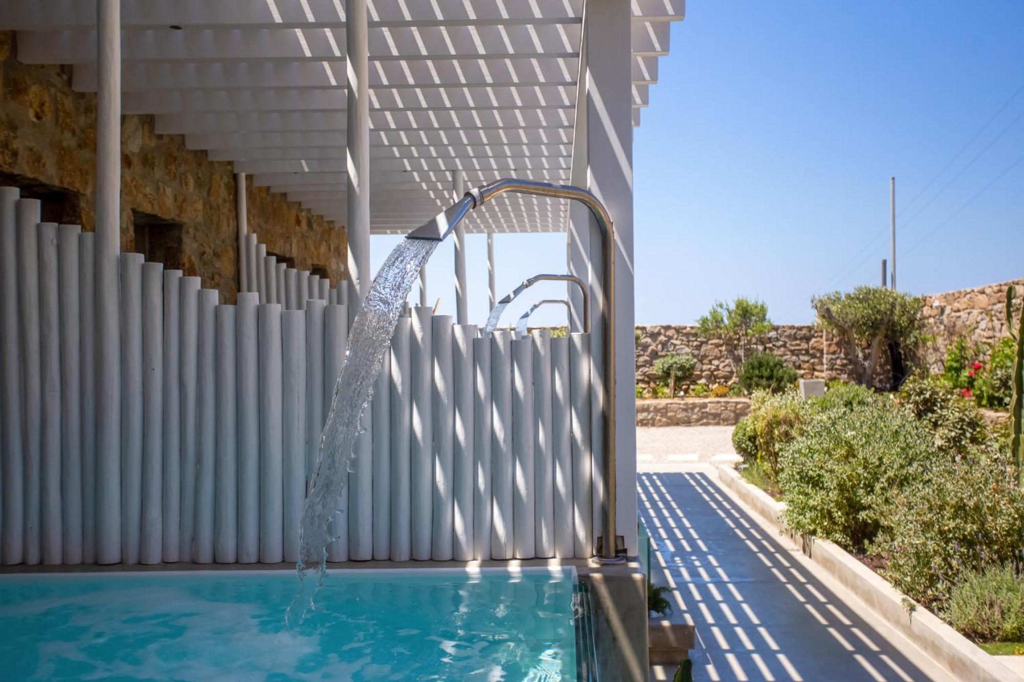 Villa Panamera Mykonos, Private Heaven, Supreme View! Fanari  المظهر الخارجي الصورة